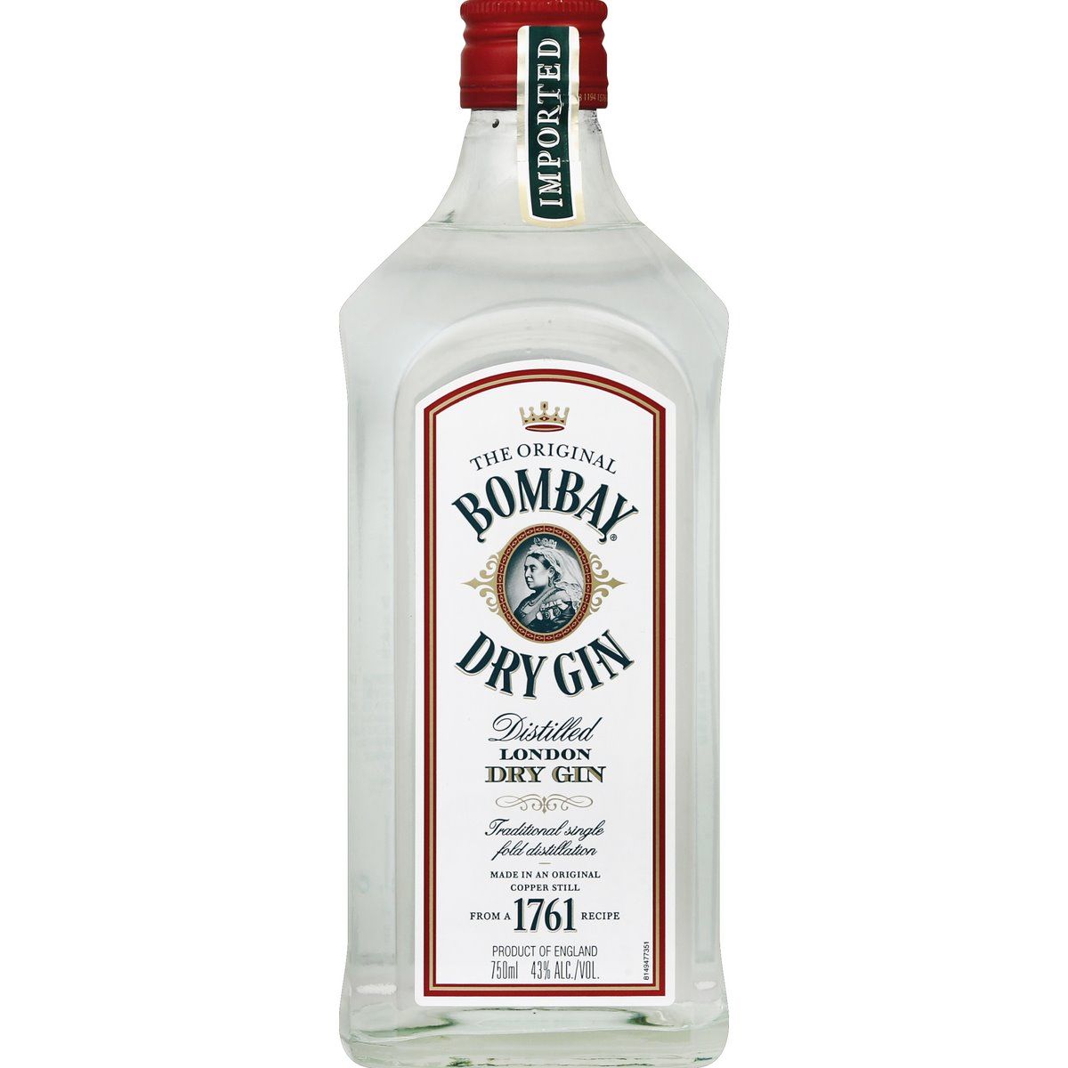 BOMBAY LONDON DRY GIN 750ML