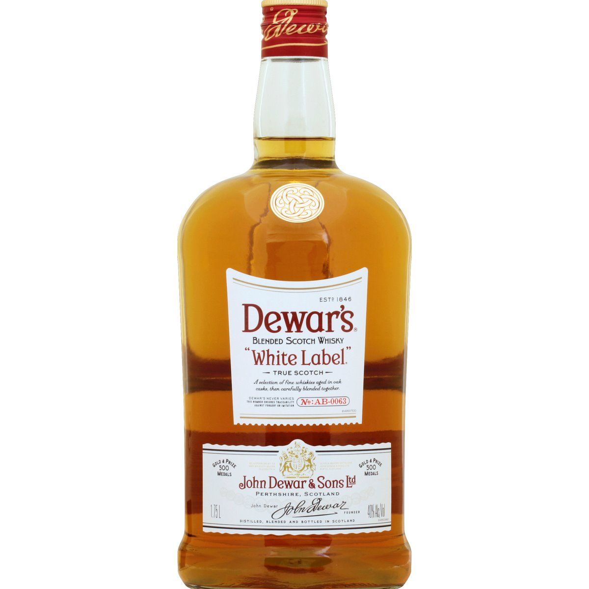 DEWAR'S WHITE LABEL DEWARS WHITE LABEL BL 1.75L