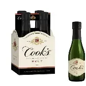 COOK'S BRUT CHAMPAGNE 187ML 4PK