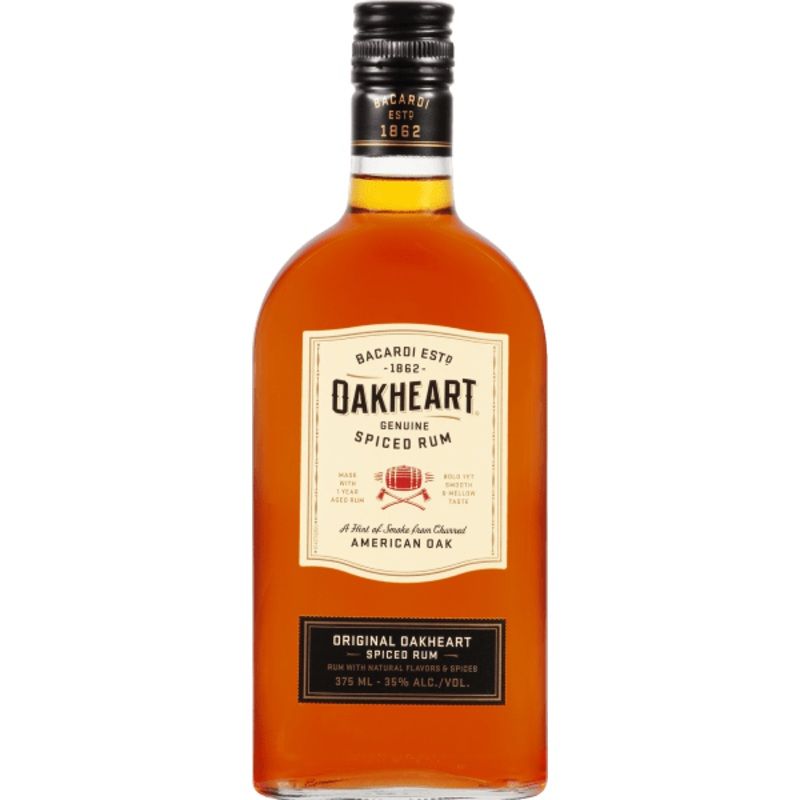 BACARDI OAKHEART SPICED RUM 375ML