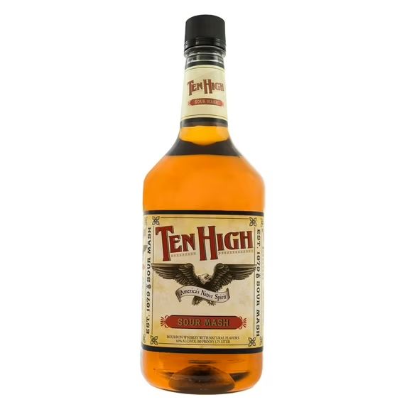 TEN HIGH BLENDED BOURBON WHISKEY 1.75L