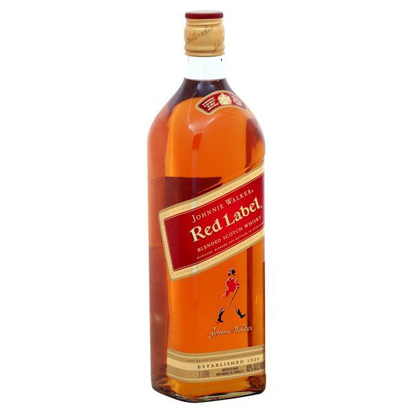 JOHNNIE WALKER RED LABEL BLENDED SCOTCH WHISKY 1L