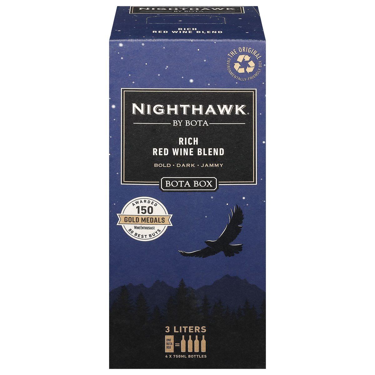 BOTA BOX RED DARK NIGHTHAWK BLACK 3L