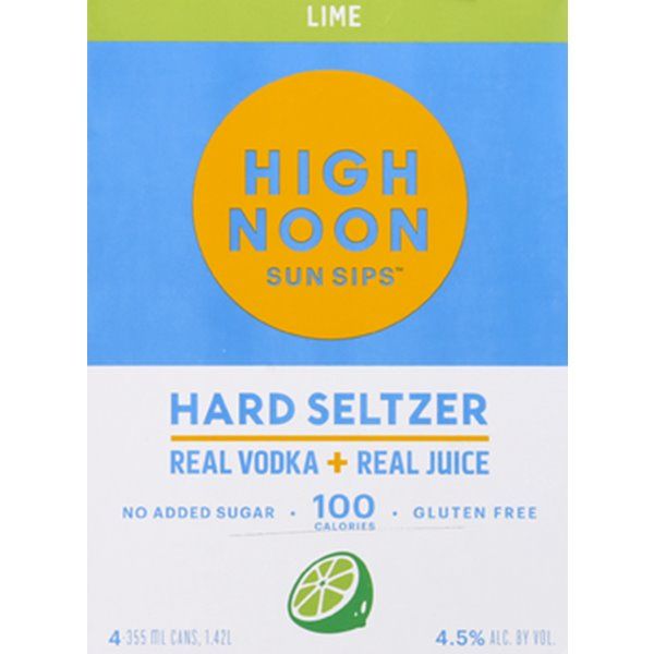 HIGH NOON VODKDA LIME 355ML