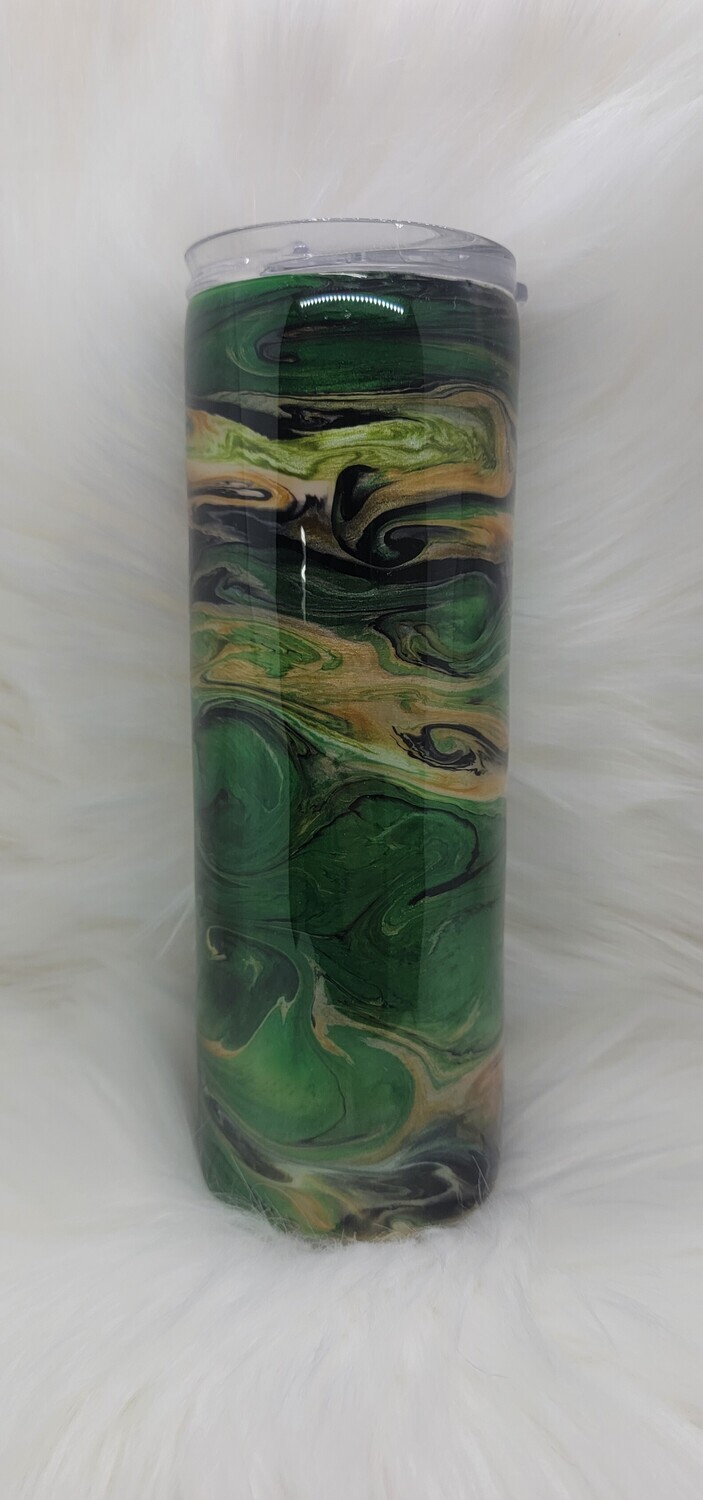 20oz Skinny Ink &amp; Pigment Camo Swirl #1
