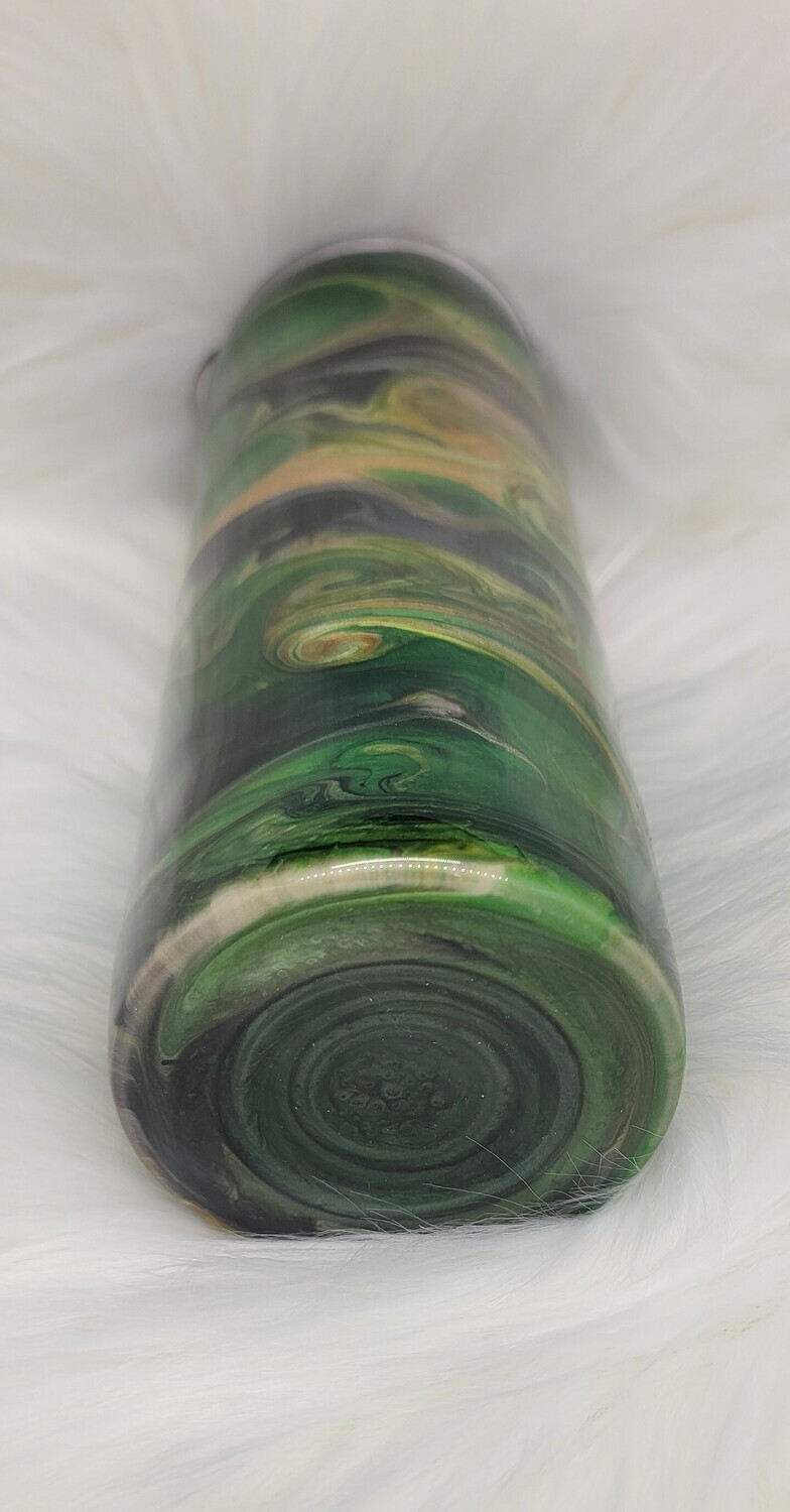 20oz Skinny Ink &amp; Pigment Camo Swirl #1