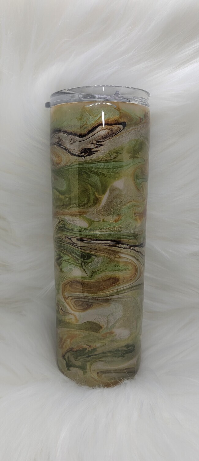 20oz Skinny Ink &amp; Pigment Cam Swirl #2