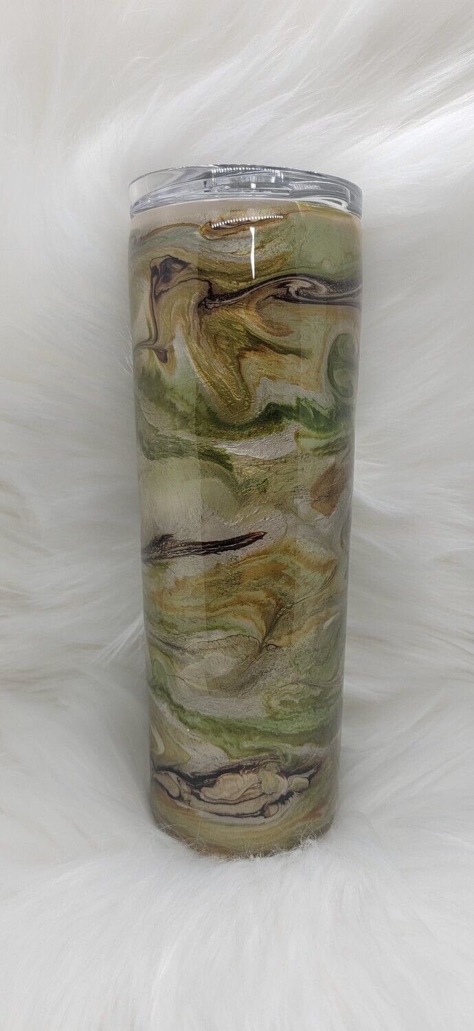 20oz Skinny Ink &amp; Pigment Cam Swirl #2