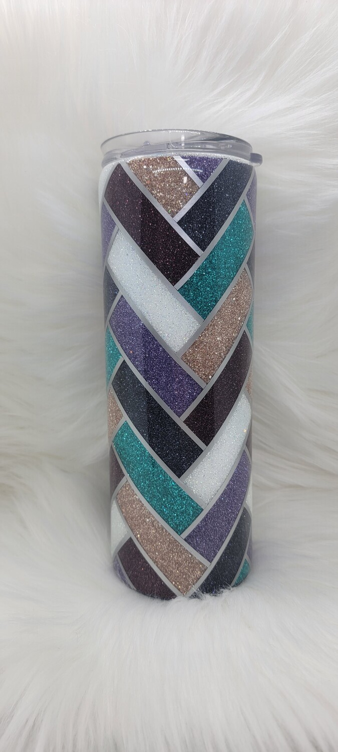 20oz Skinny 6 Color Herringbone