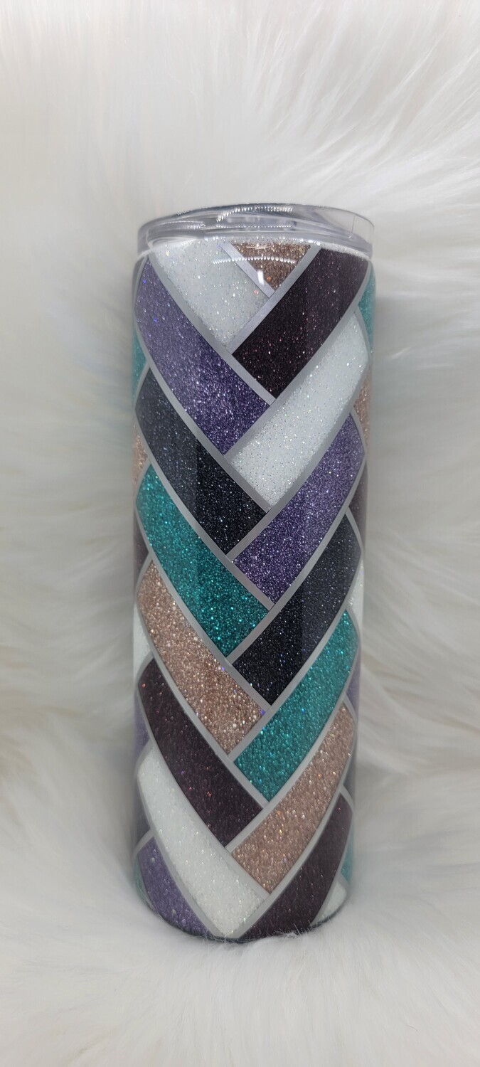 20oz Skinny 6 Color Herringbone