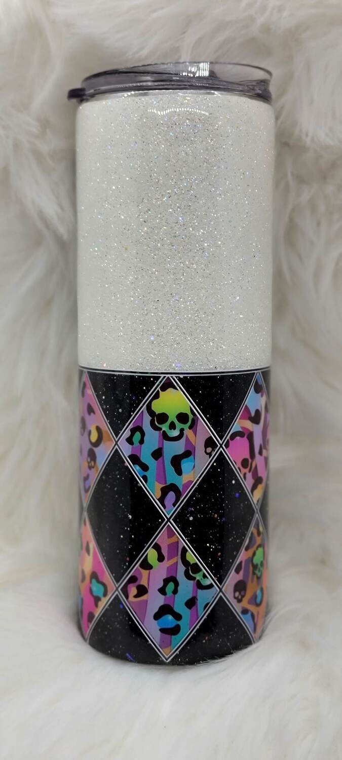 20oz Half Argyle Tumbler