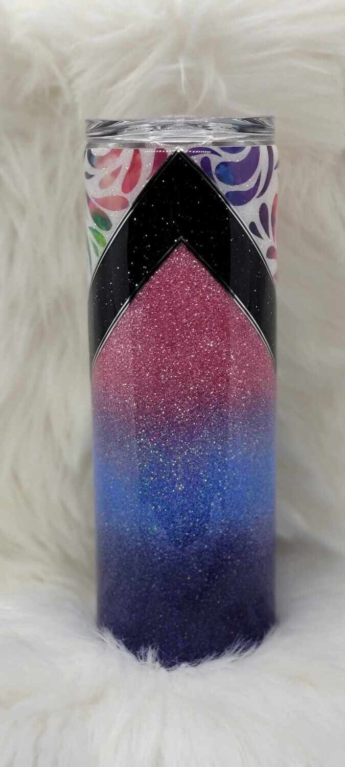 20oz Swirly V Ombre