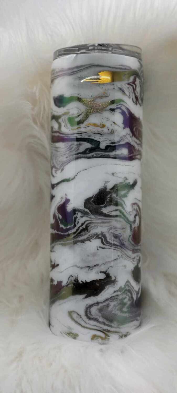 30oz Chrome Ink Swirl