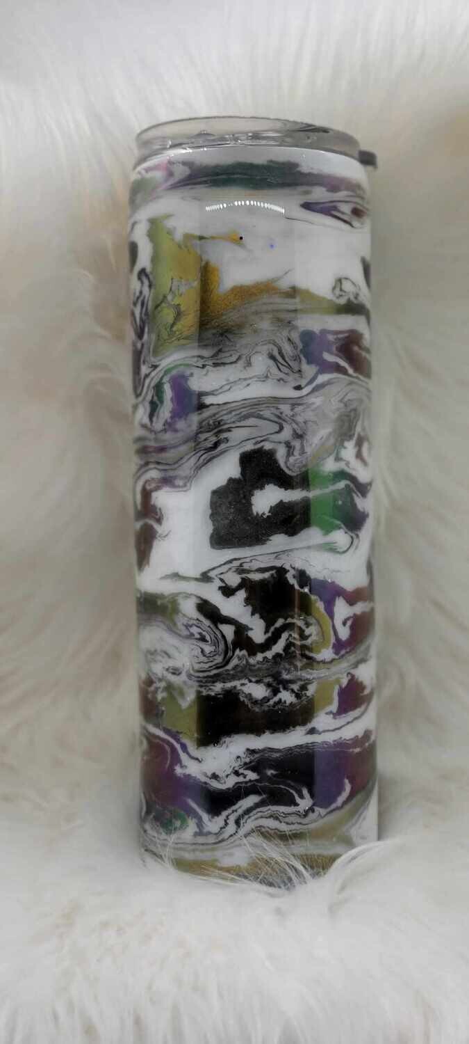 30oz Chrome Ink Swirl