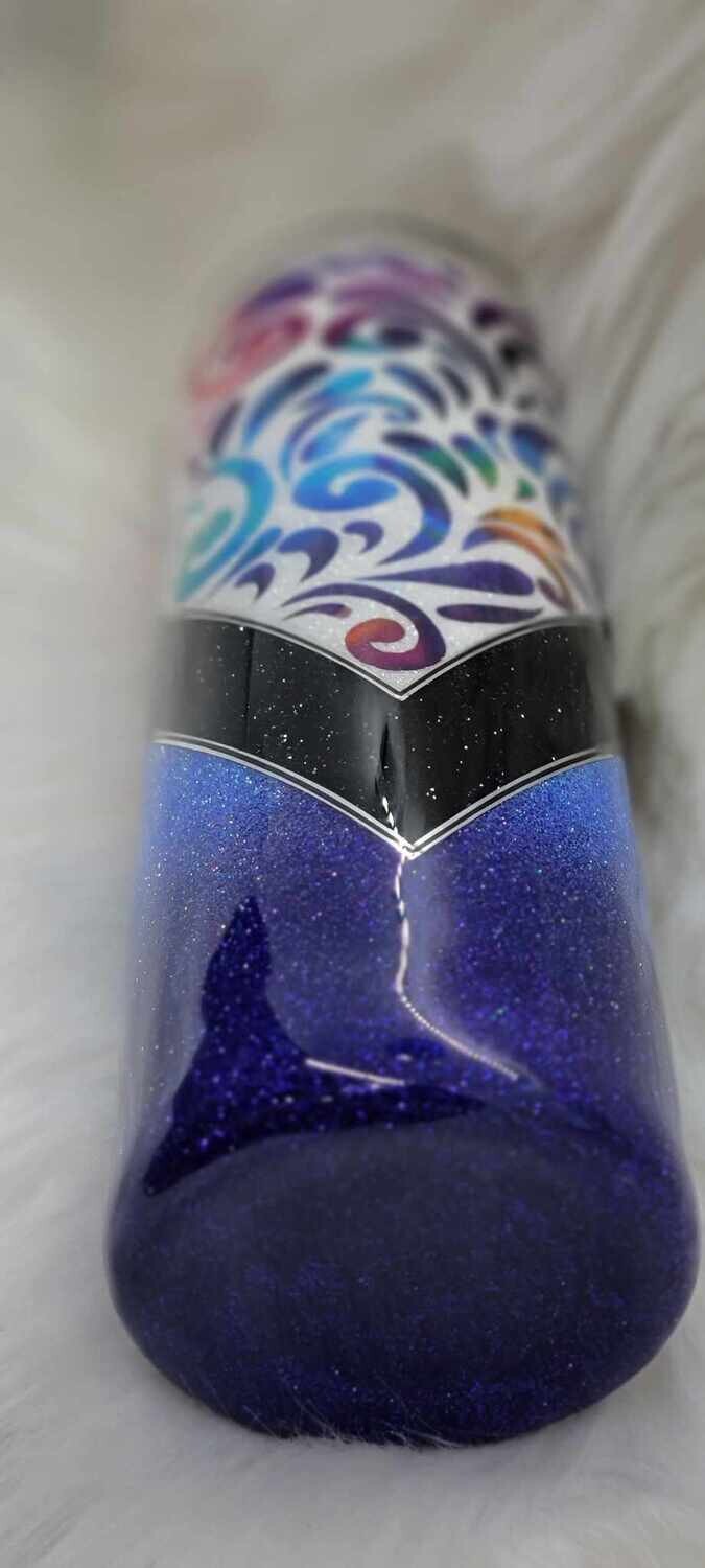 20oz Swirly V Ombre