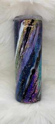 20oz Skinny Glitter Milky Way