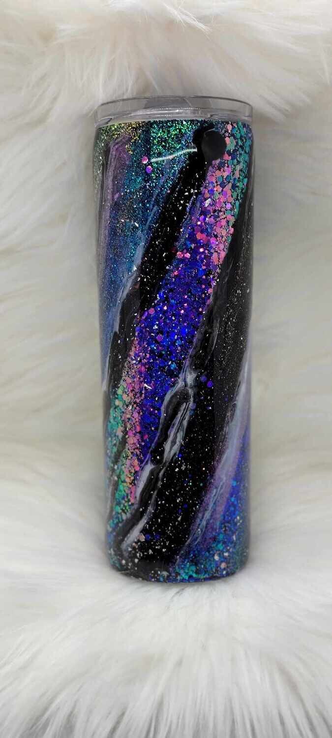 20oz Skinny Glitter Milky Way