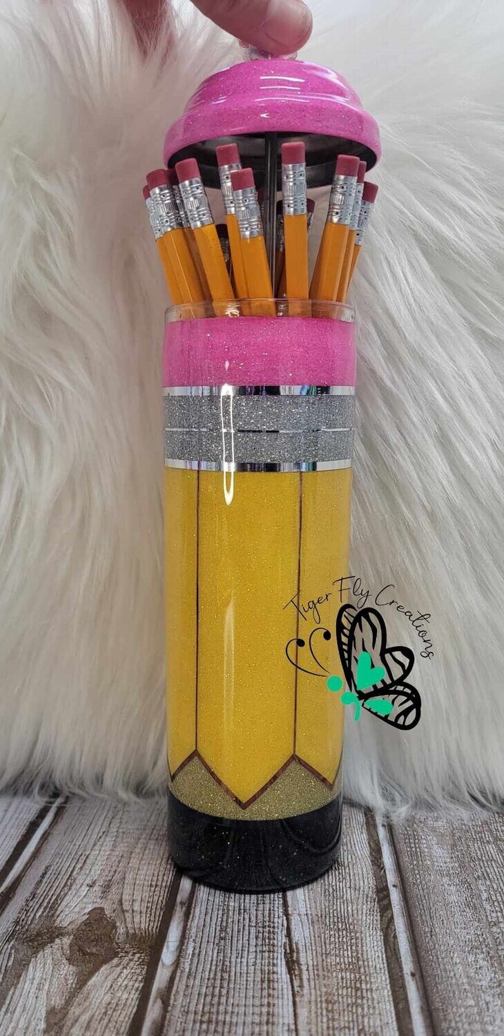 Glitter Pencil Holders