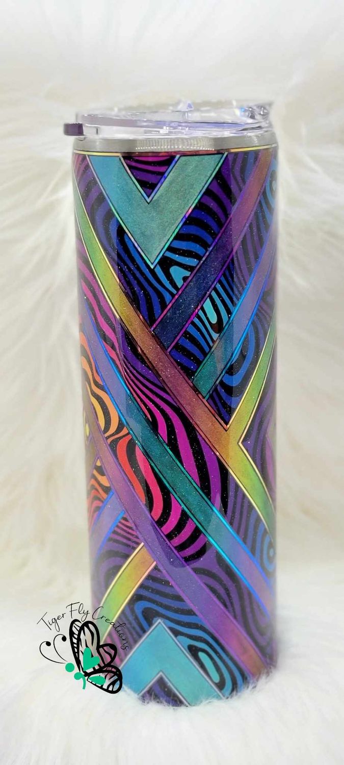 30oz Pigments with Rainbow Pattern