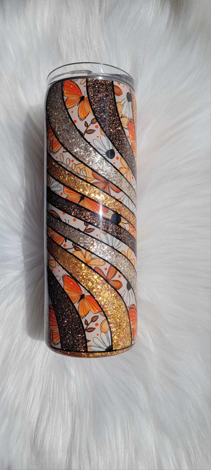20oz Butterfly Swirl