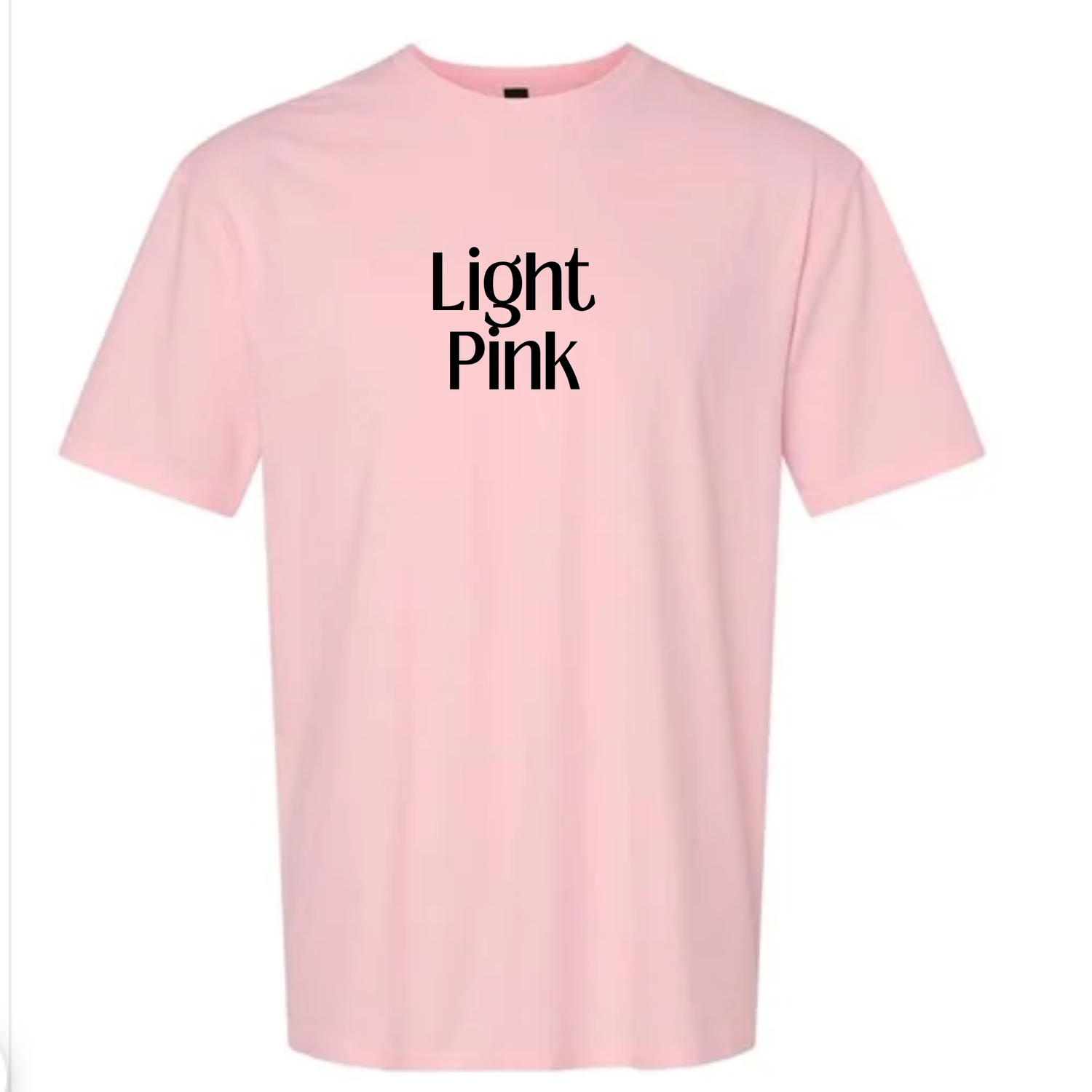 All T-shirt colors available (subject to change if unavailable from vendors)