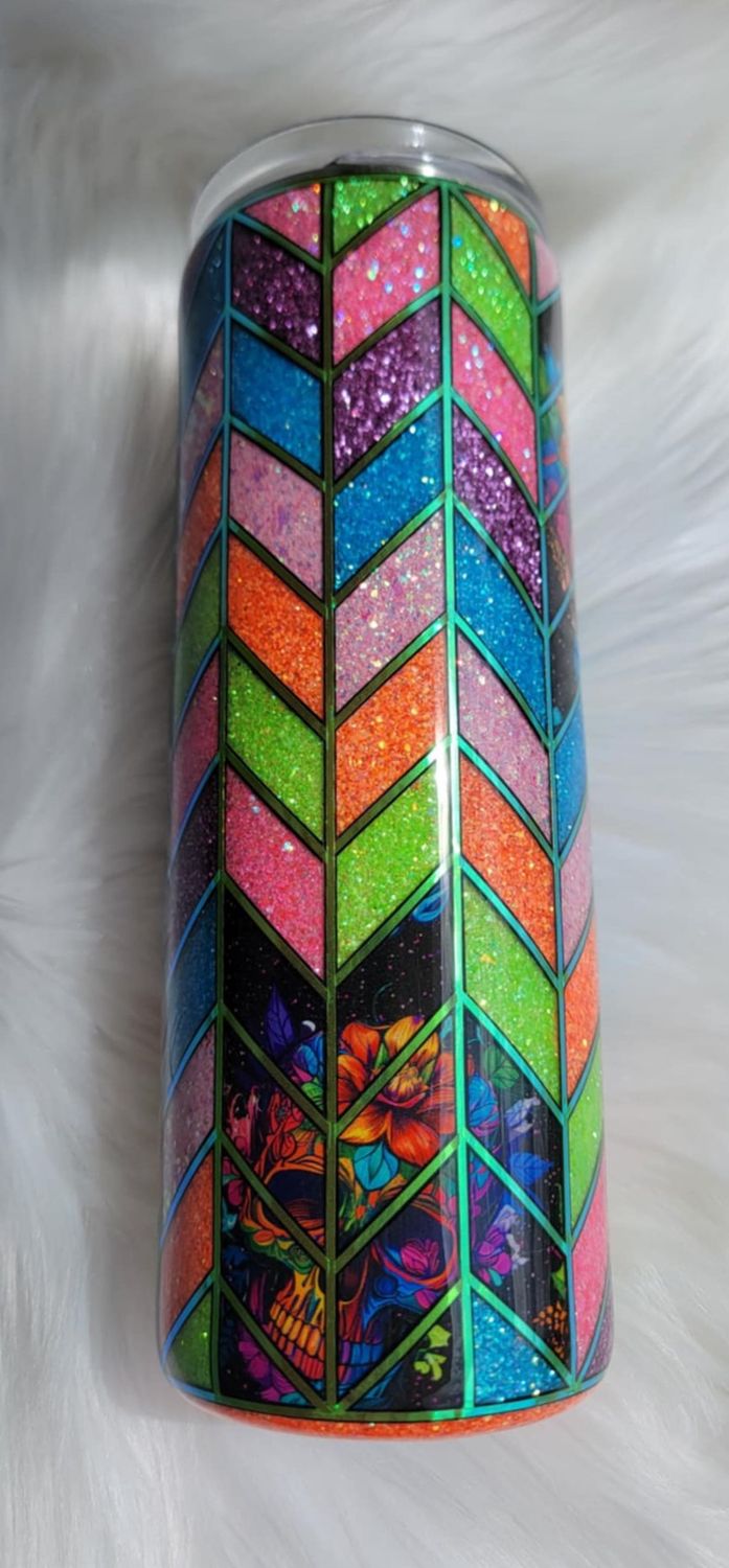 20oz Stained Glass Tangram
