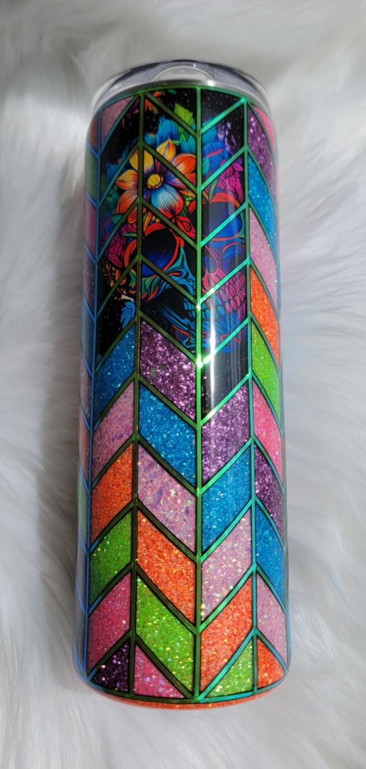 20oz Stained Glass Tangram
