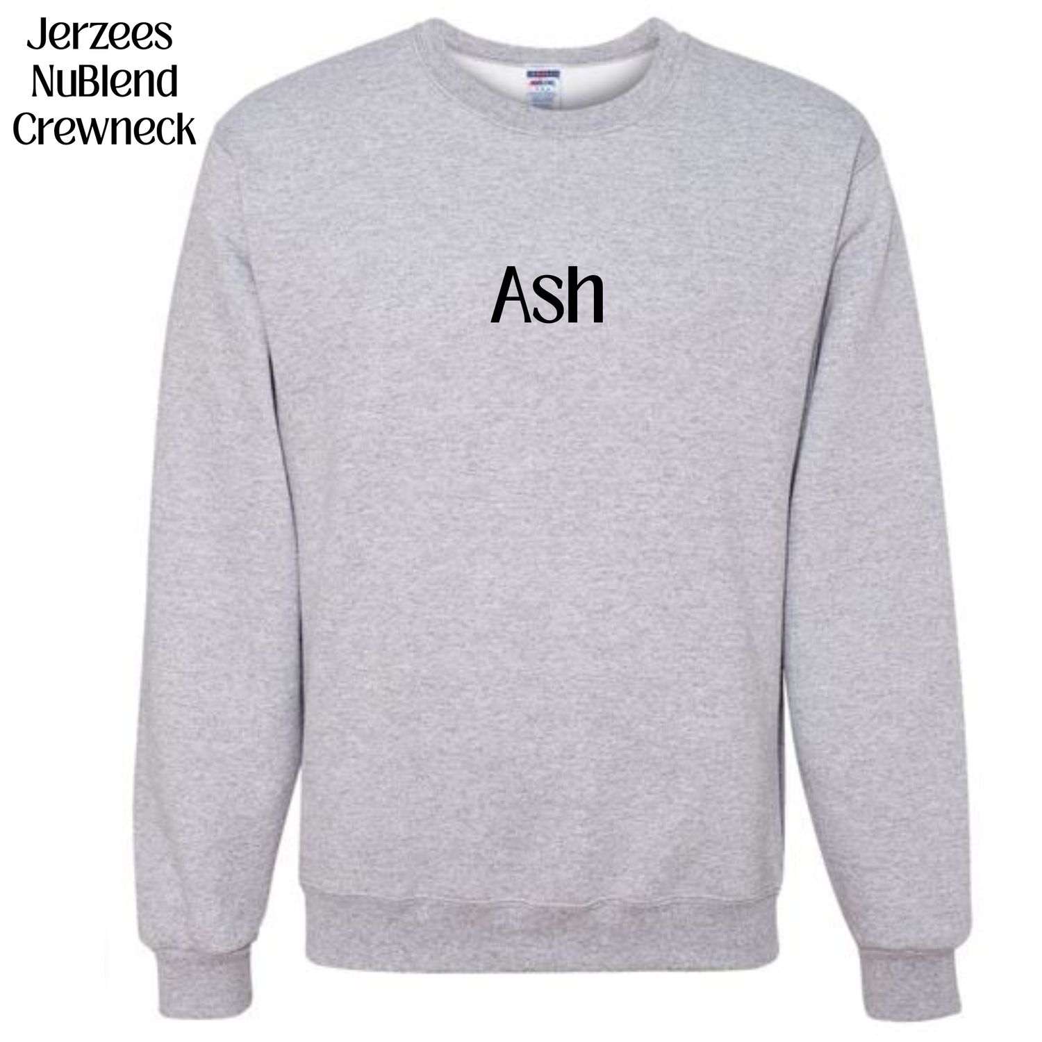 All Crewneck Jerzees NuBlend colors available (subject to change if unavailable from vendors)
