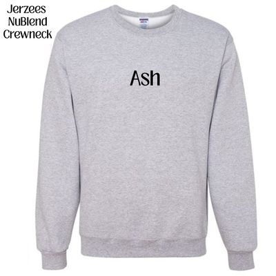 All Crewneck Jerzees NuBlend colors available (subject to change if unavailable from vendors)