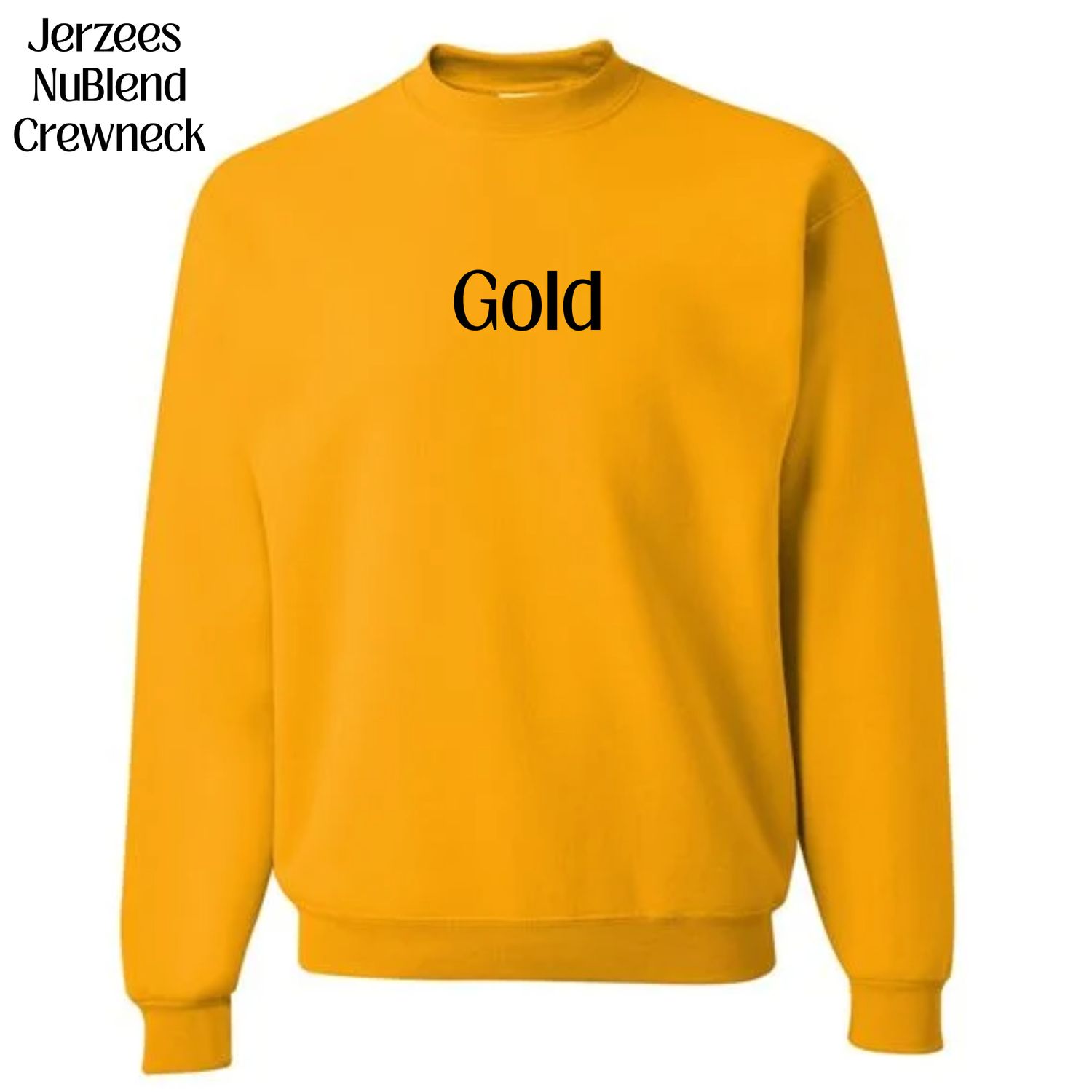 All Crewneck Jerzees NuBlend colors available (subject to change if unavailable from vendors)