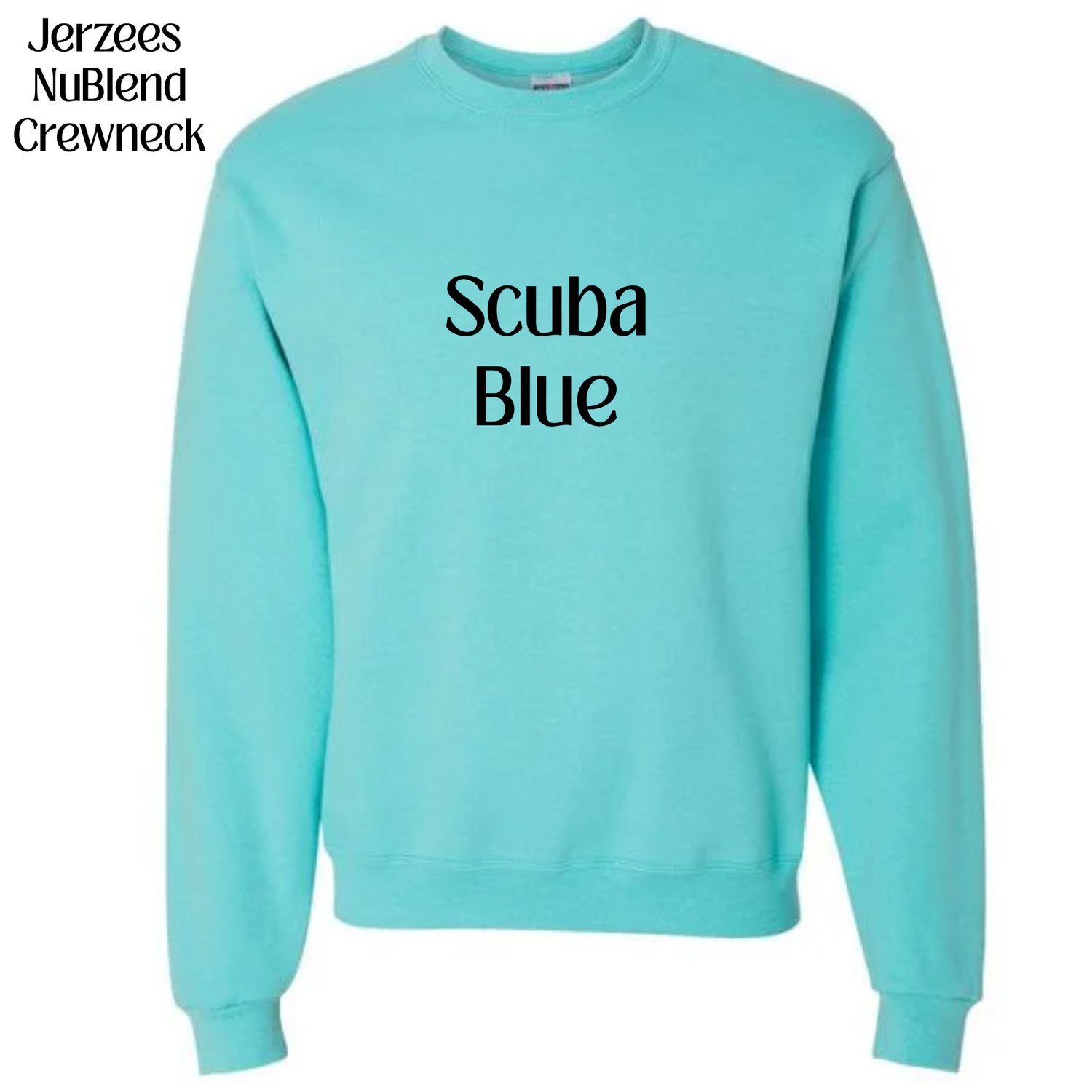 All Crewneck Jerzees NuBlend colors available (subject to change if unavailable from vendors)
