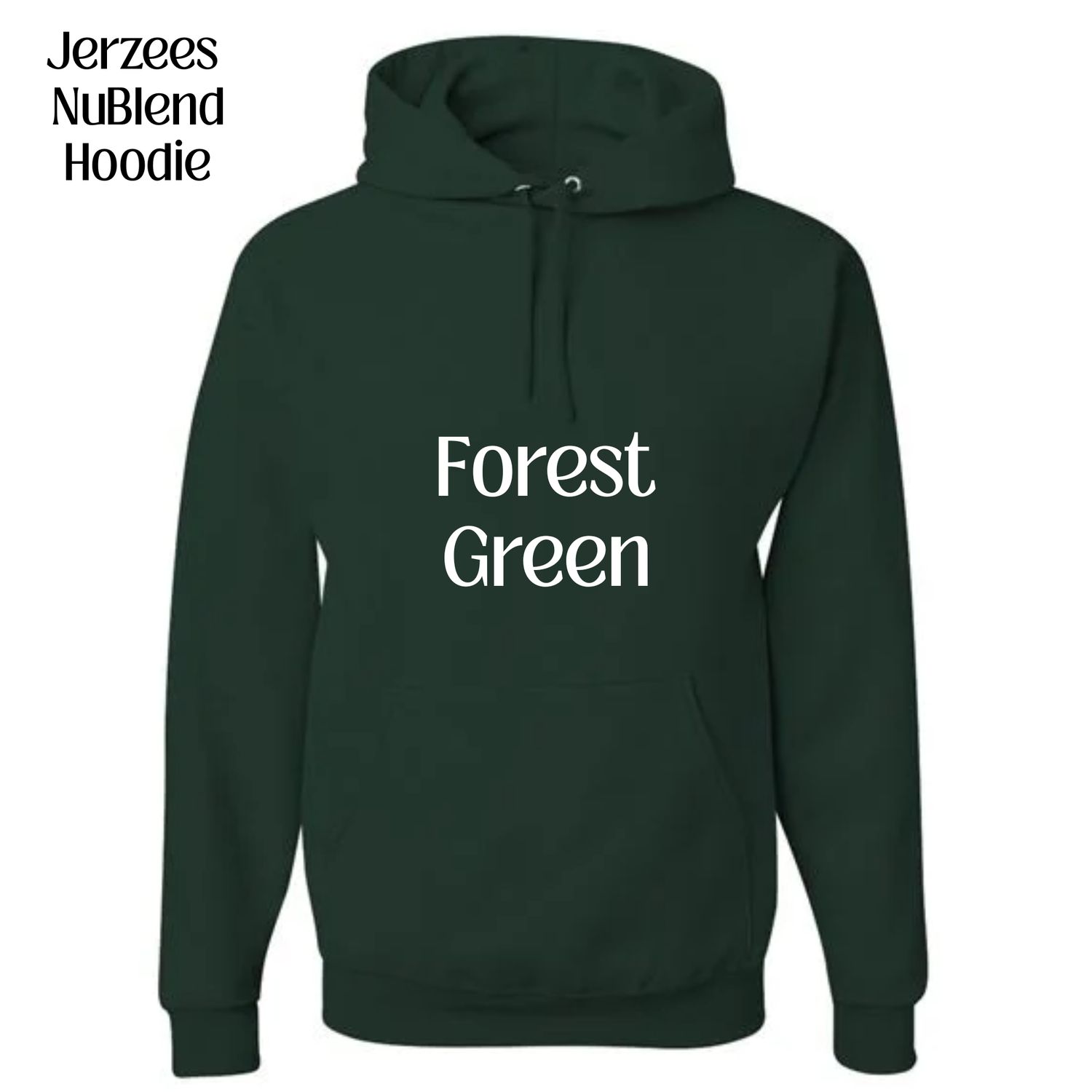 All Hoodie Jerzees NuBlend colors available (subject to change if unavailable from vendors)
