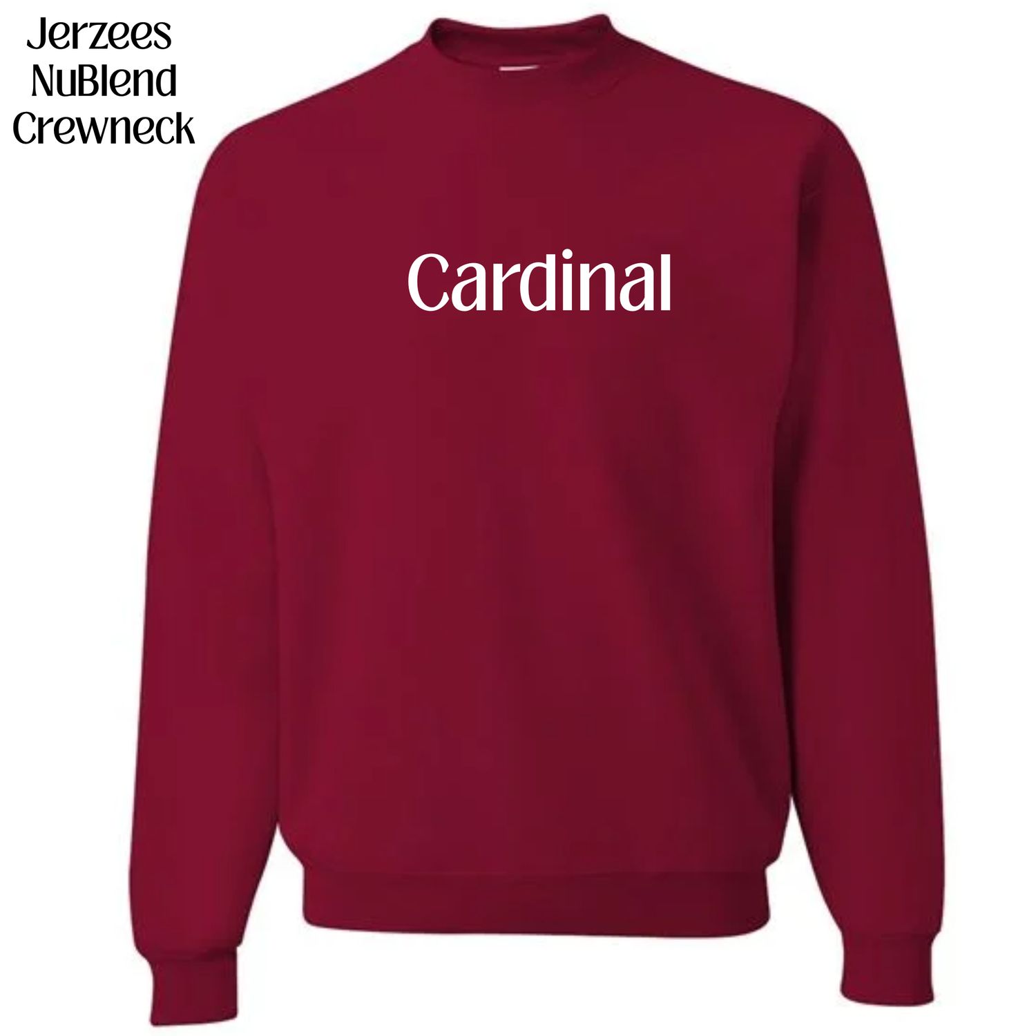 All Crewneck Jerzees NuBlend colors available (subject to change if unavailable from vendors)