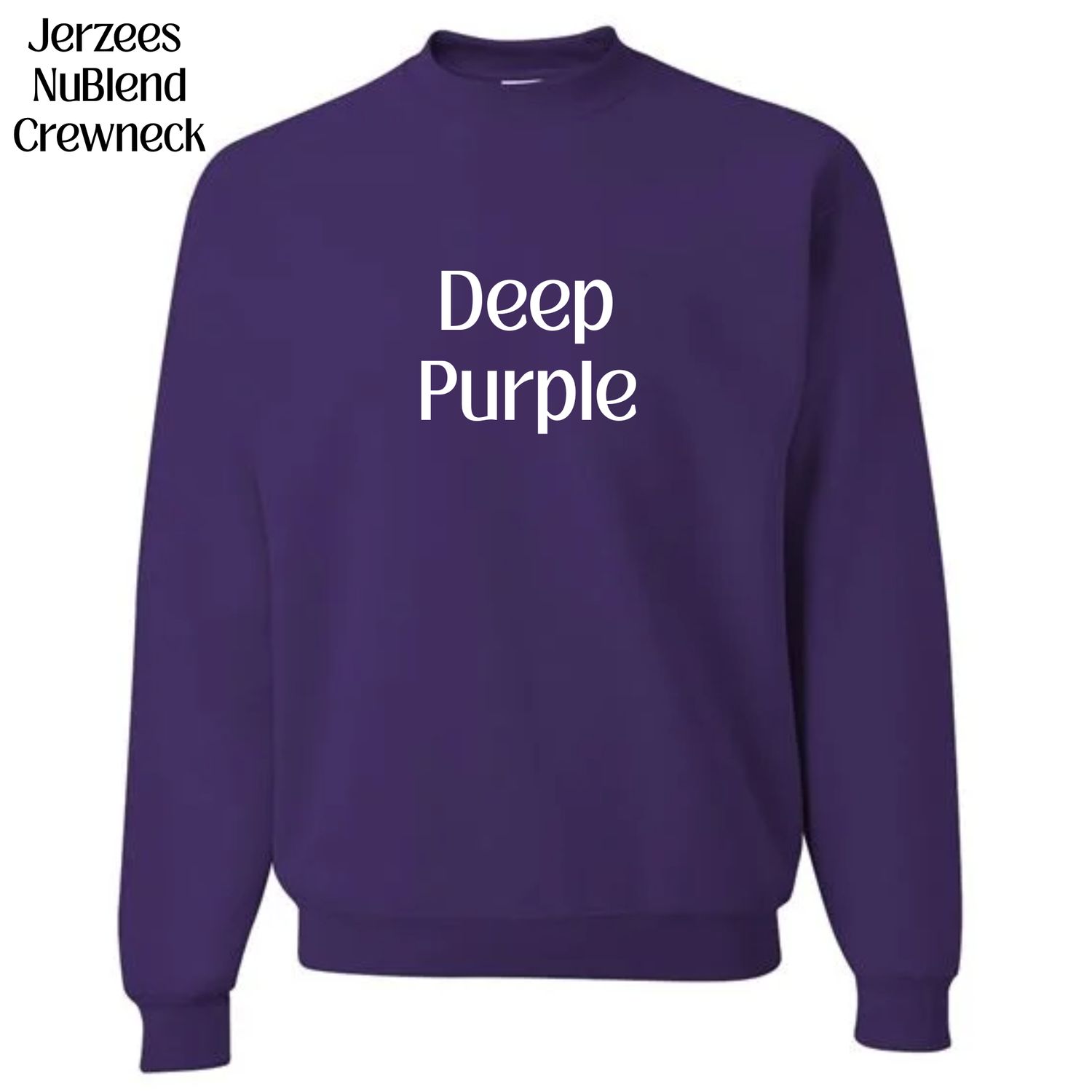 All Crewneck Jerzees NuBlend colors available (subject to change if unavailable from vendors)