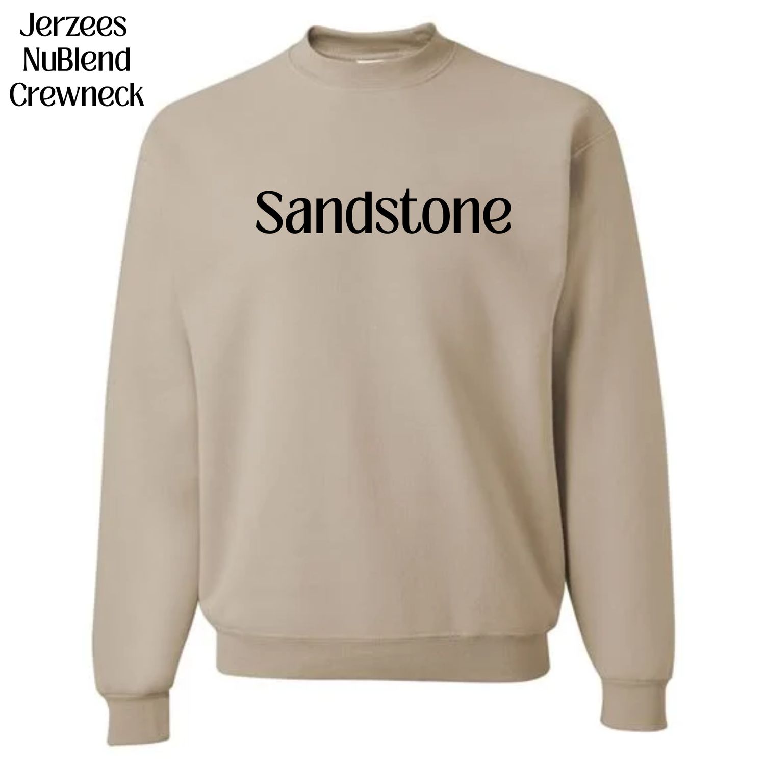 All Crewneck Jerzees NuBlend colors available (subject to change if unavailable from vendors)