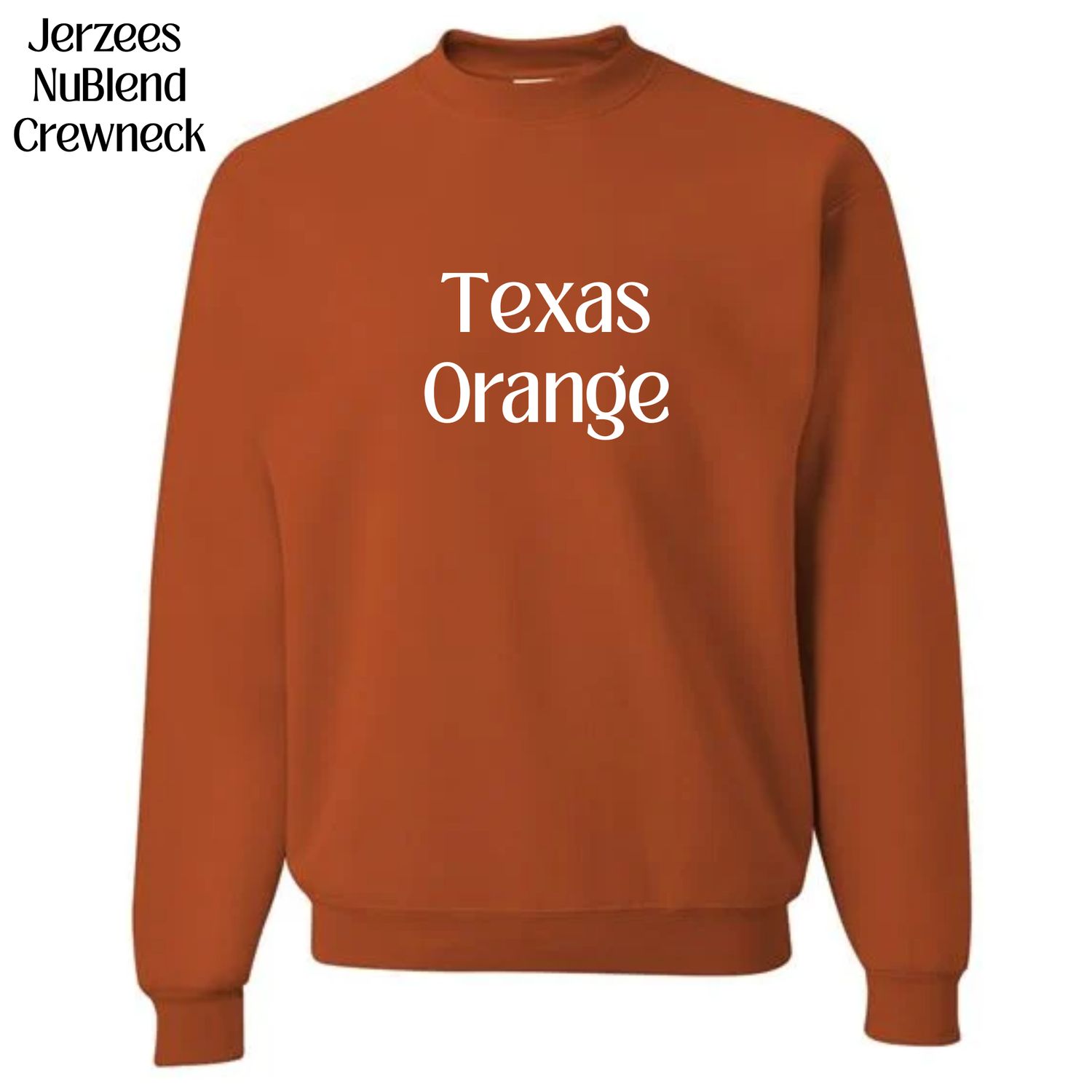 All Crewneck Jerzees NuBlend colors available (subject to change if unavailable from vendors)