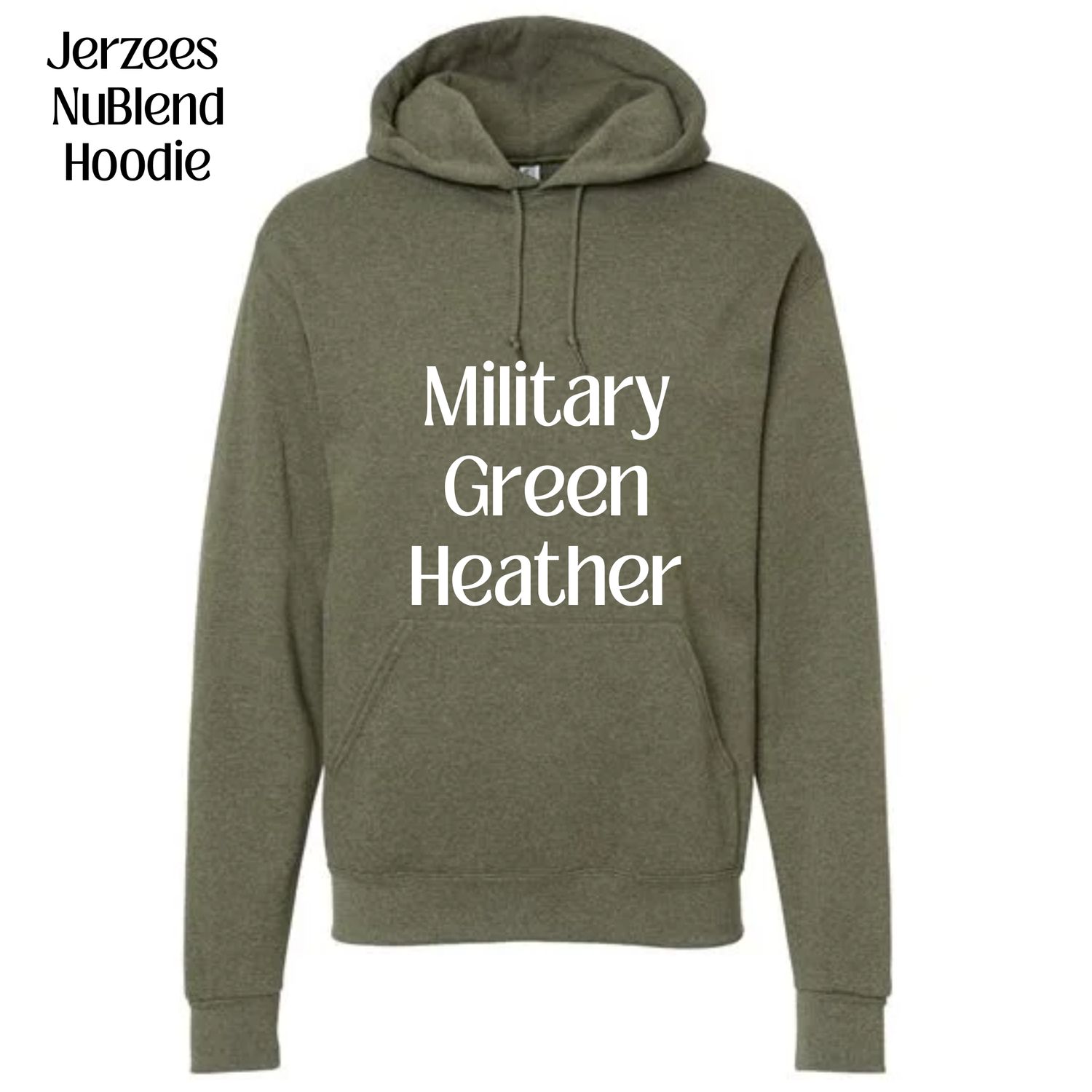 All Hoodie Jerzees NuBlend colors available (subject to change if unavailable from vendors)