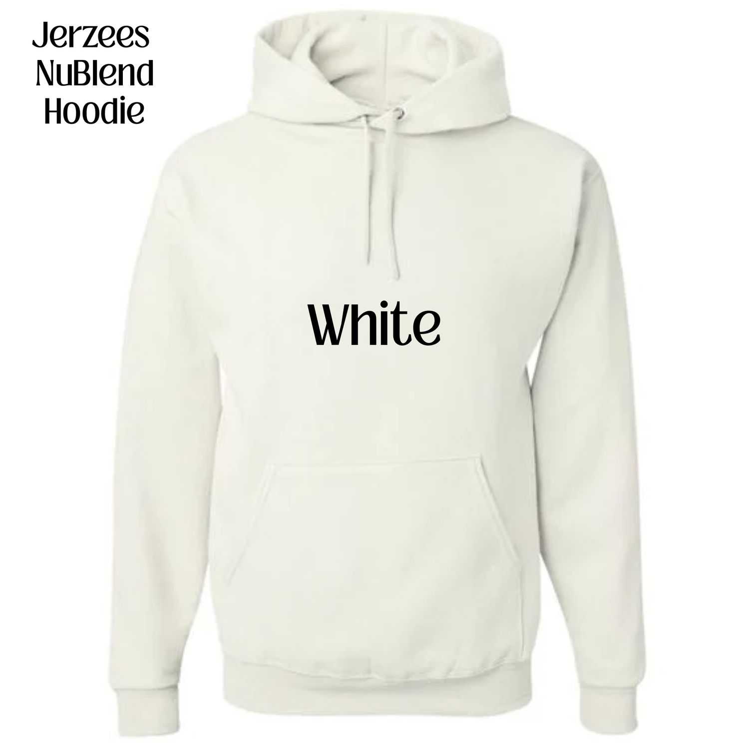 All Hoodie Jerzees NuBlend colors available (subject to change if unavailable from vendors)