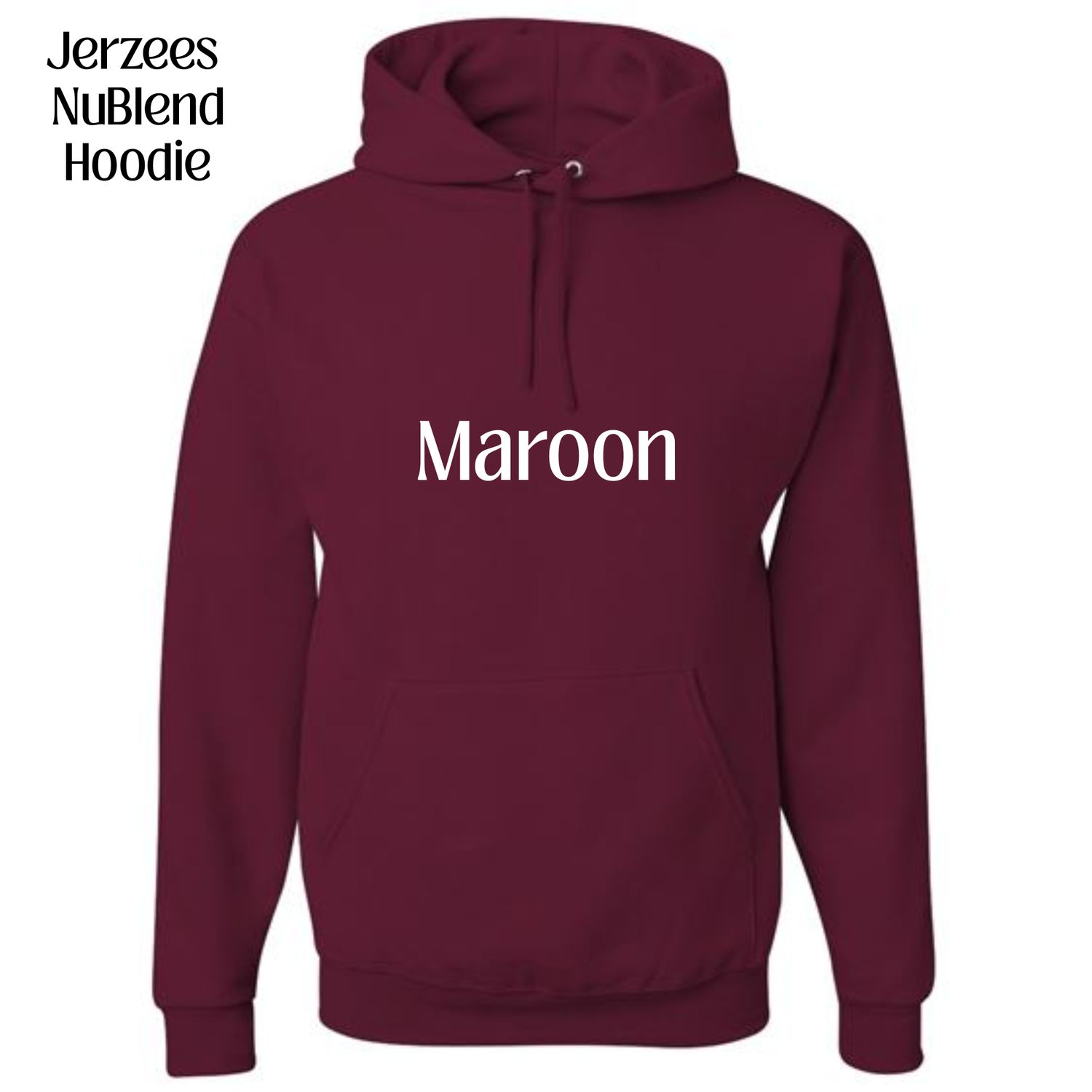 All Hoodie Jerzees NuBlend colors available (subject to change if unavailable from vendors)