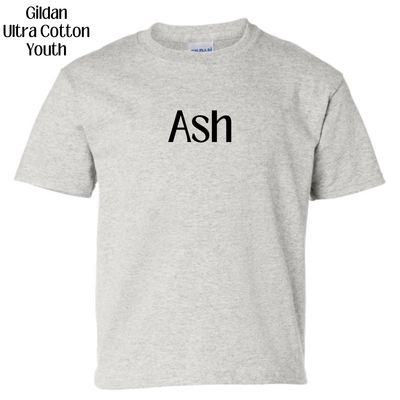 All Gildan Ultra Cotton YOUTH colors available (subject to change if unavailable from vendors)
