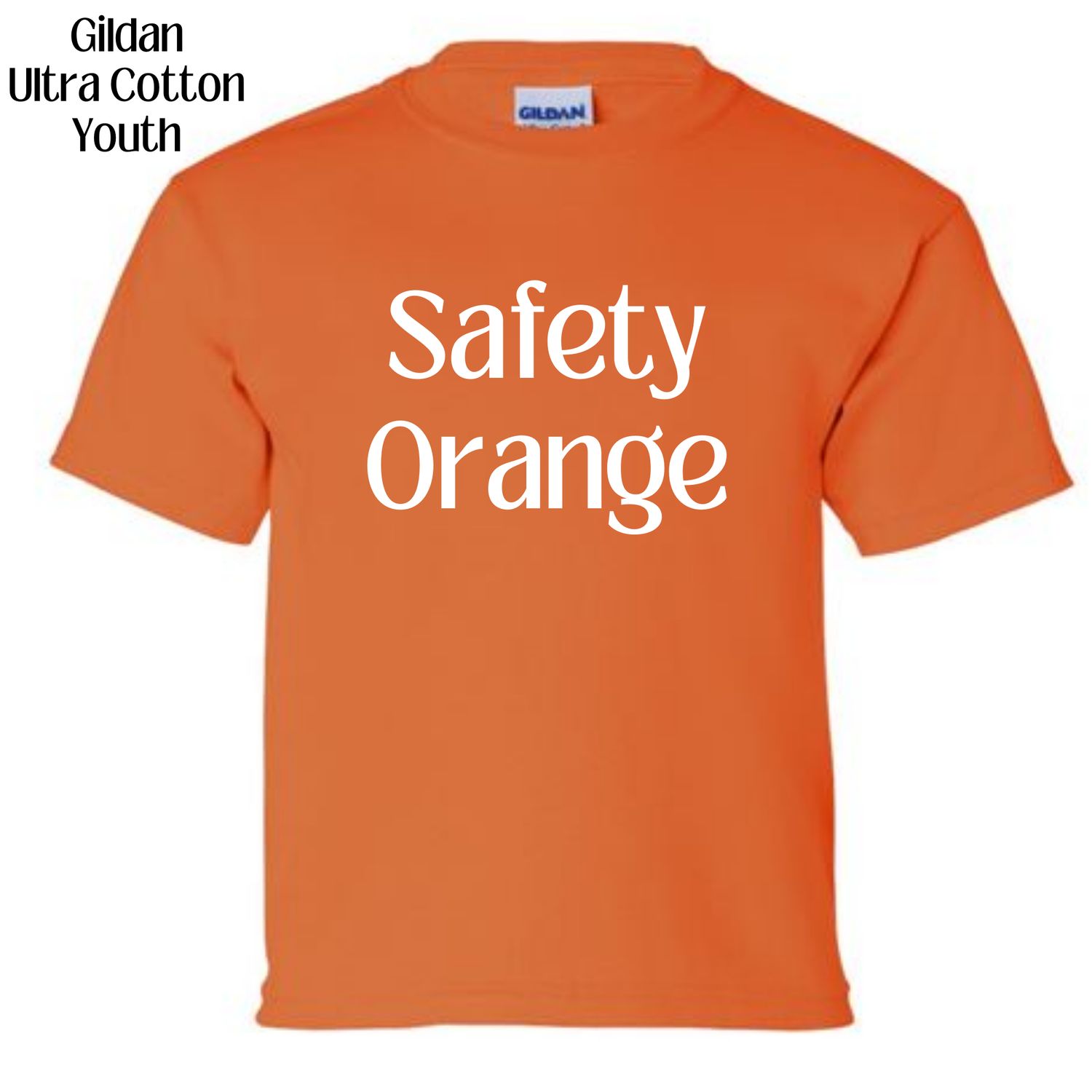 All Gildan Ultra Cotton YOUTH colors available (subject to change if unavailable from vendors)