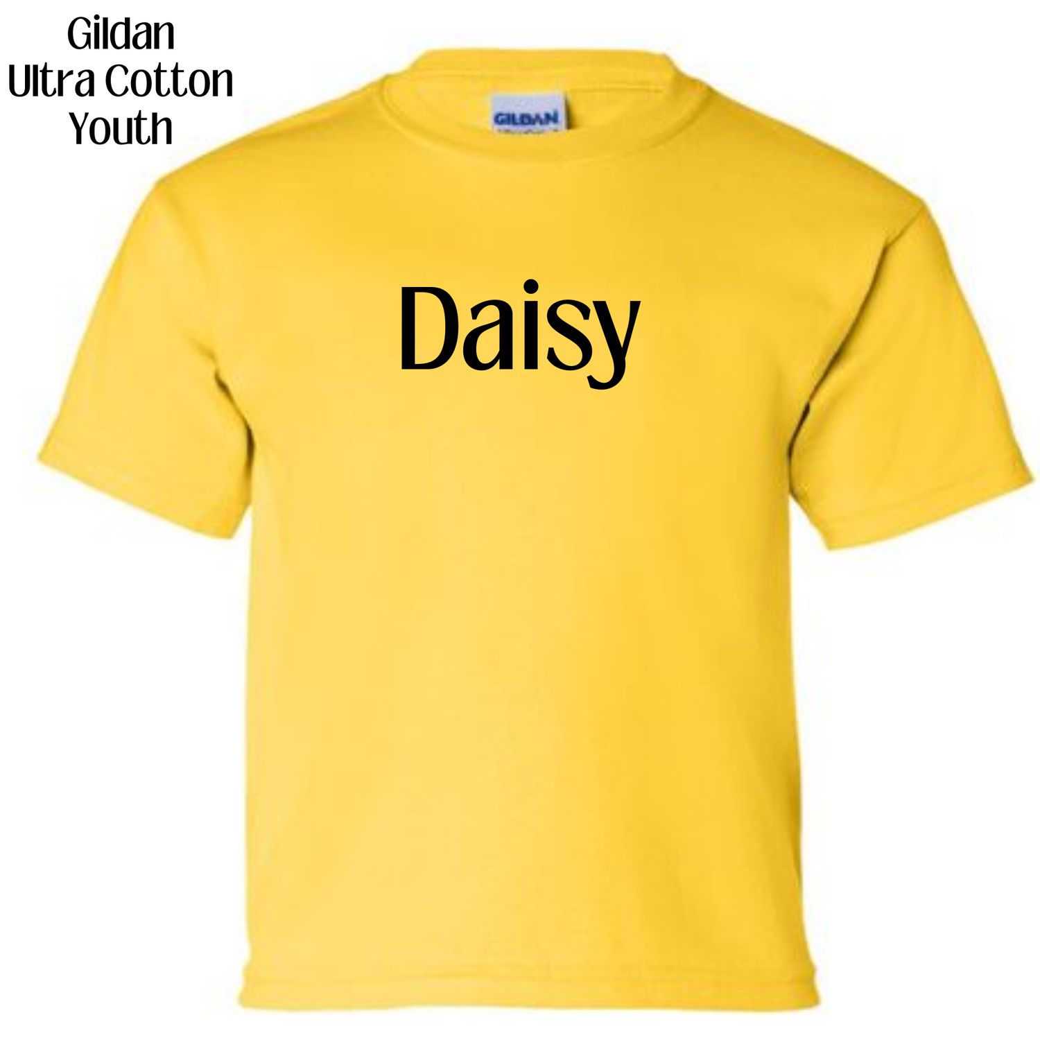 All Gildan Ultra Cotton YOUTH colors available (subject to change if unavailable from vendors)