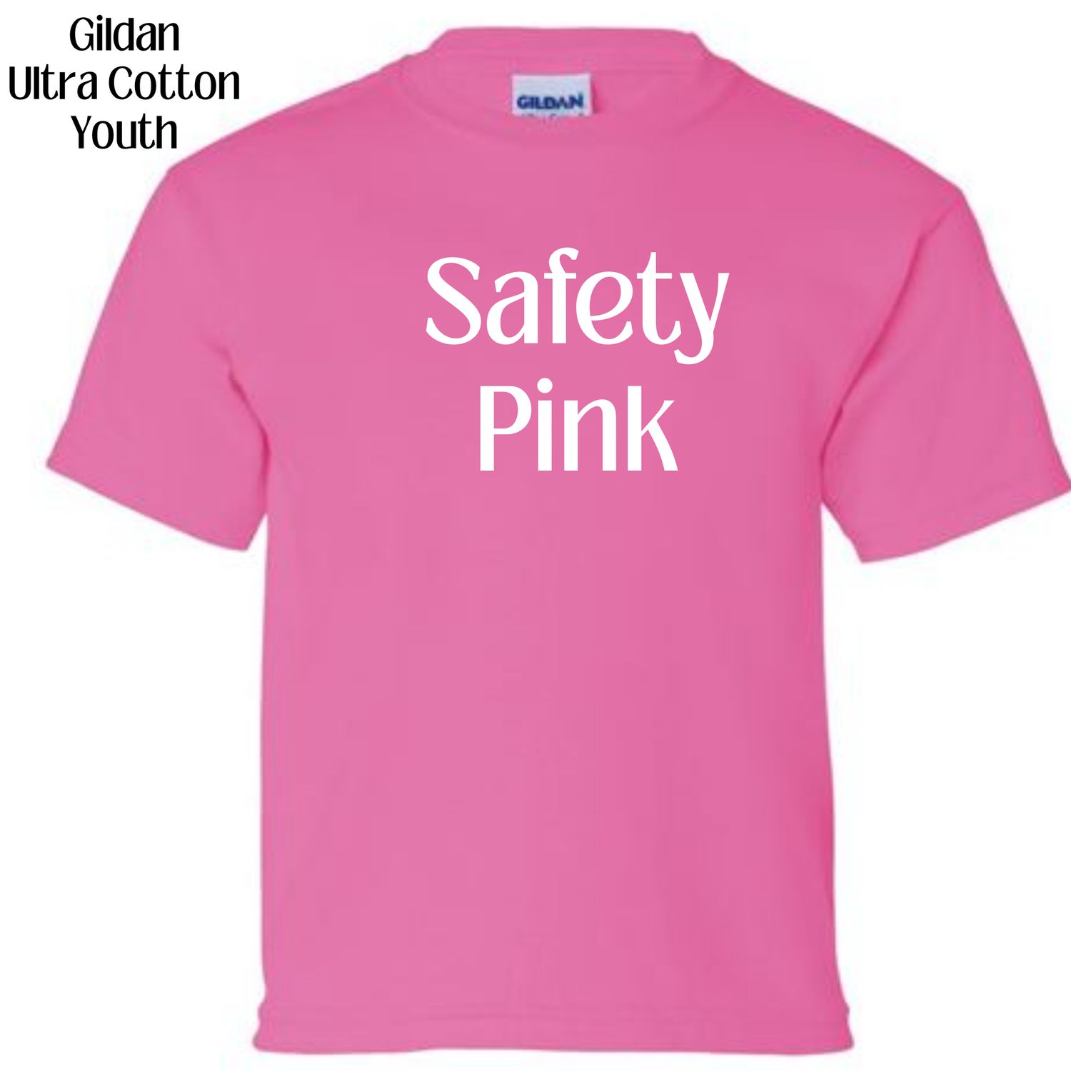 All Gildan Ultra Cotton YOUTH colors available (subject to change if unavailable from vendors)