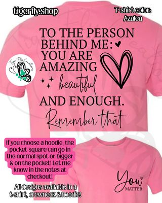 ALL PRE ORDER Mental Health Awareness Shirts (READ DESCRIPTION CAREFULLY)