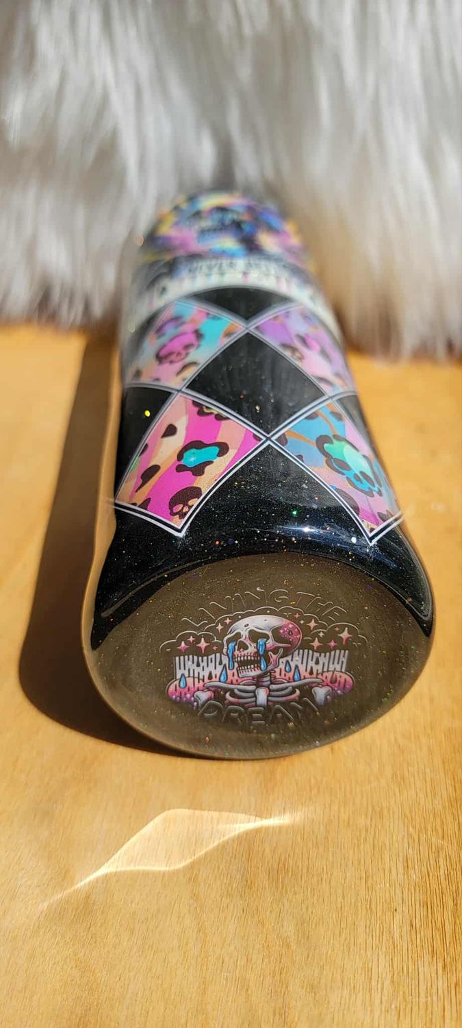 20oz Half Argyle Tumbler