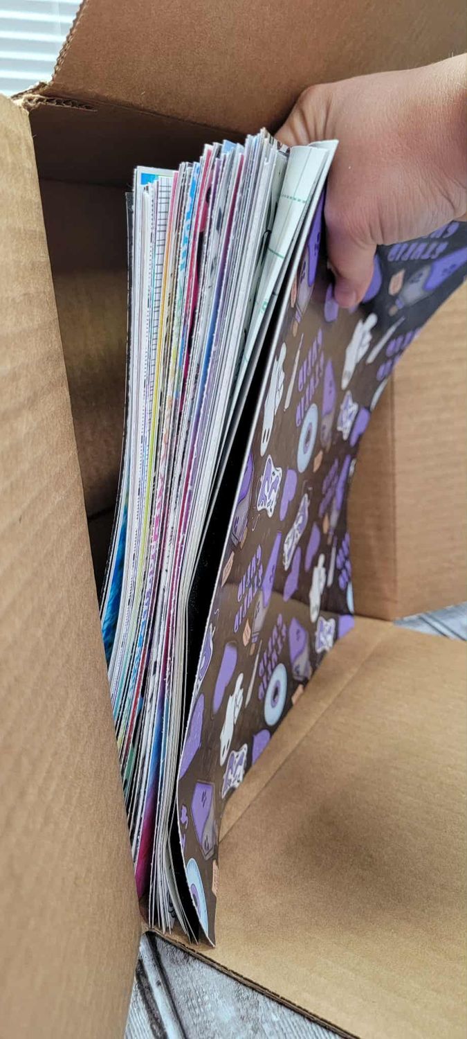 Crafting Destash ~ 5.35lb of pattern vinyl