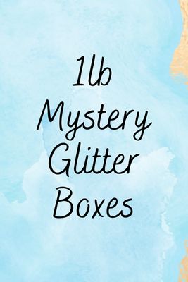 MYSTERY BOX OF GLITTER!! Over 1lb of Glitter