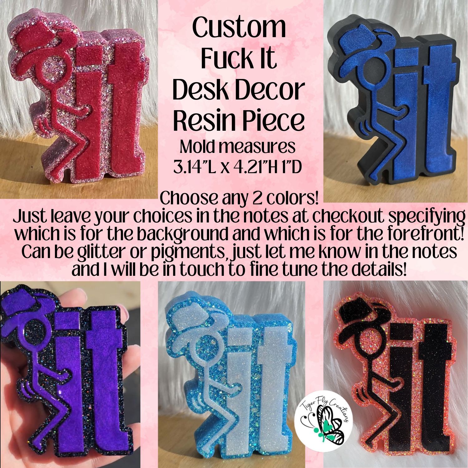 CUSTOM Resin art pieces Fuck Off Sign, Wine Stoppers, Pot leaf mold