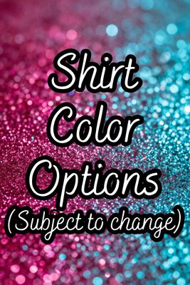 Shirt Color Options