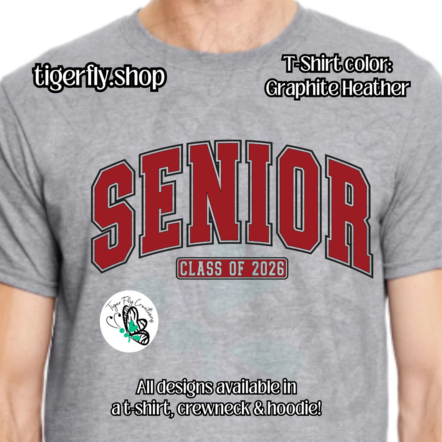 ALL PRE ORDER Senior 2026 Shirts (READ DESCRIPTION CAREFULLY)